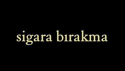 5 adımda sigara bırak