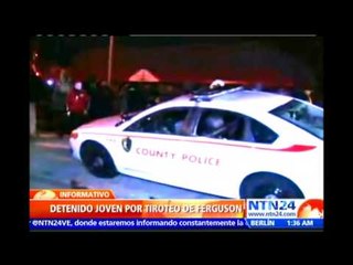 Arrestan a un sospechoso de disparar a dos policías durante protestas en Ferguson