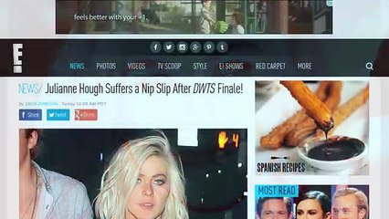 Julianne Hough Had A Nip Slip Accident After DWTS Finale! - video network