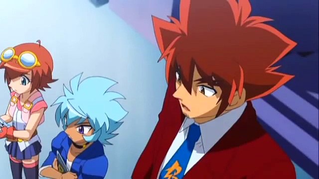 Beyblade Metal Fury - Gingka vs Kenta & Kyoya vs Benkei