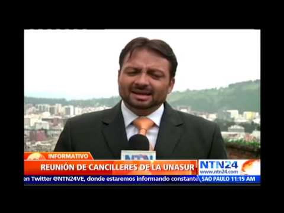 Cancilleres de Unasur se reúnen en cumbre extraordinaria en Quito para tratar crisis en Venezuela