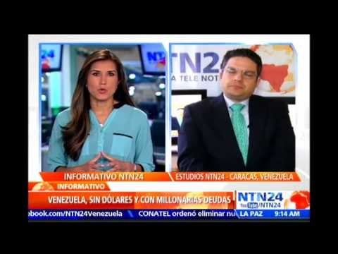 Experto en finanzas habla en NTN24 sobre millonarias deudas que le esperan a Venezuela