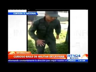 Soldado venezolano que deja su rifle para bailar de manera robótica es fuertemente criticado
