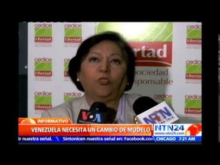 Para acabar con la crisis económica en Vzla hay que “cambiar el Gobierno”: socióloga Isabel Pereira