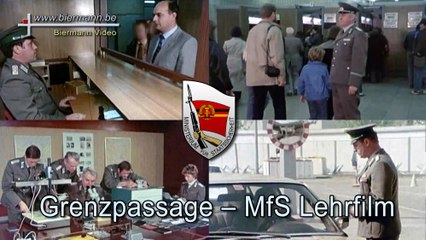 Grenzpassage ein MfS Lehrfilm (1980)