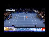 Imperdible: Roger Federer es vencido por un niño durante partido de tenis en EE.UU.