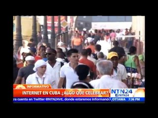 Instalan primer punto de Internet gratuito para los cubanos en La Habana