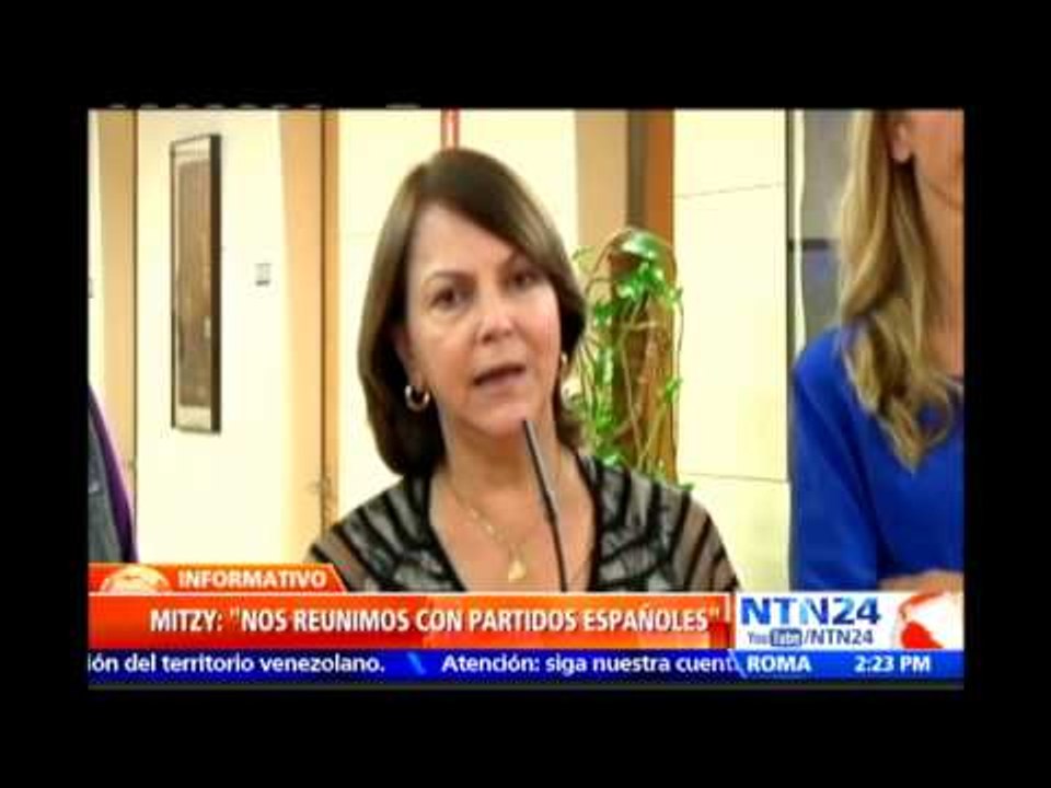 Reconfirmamos ante el expresidente Aznar que encarcelamiento de Ledezma es injusto: Mitzy Capriles