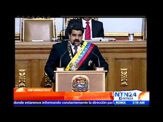 Maduro pidió al Parlamento poder legislar ante "amenaza del imperio de EE.UU."