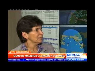 “Afortunadamente se dio a gran profundidad”: dir. técnica SGC sobre sismo registrado en Colombia