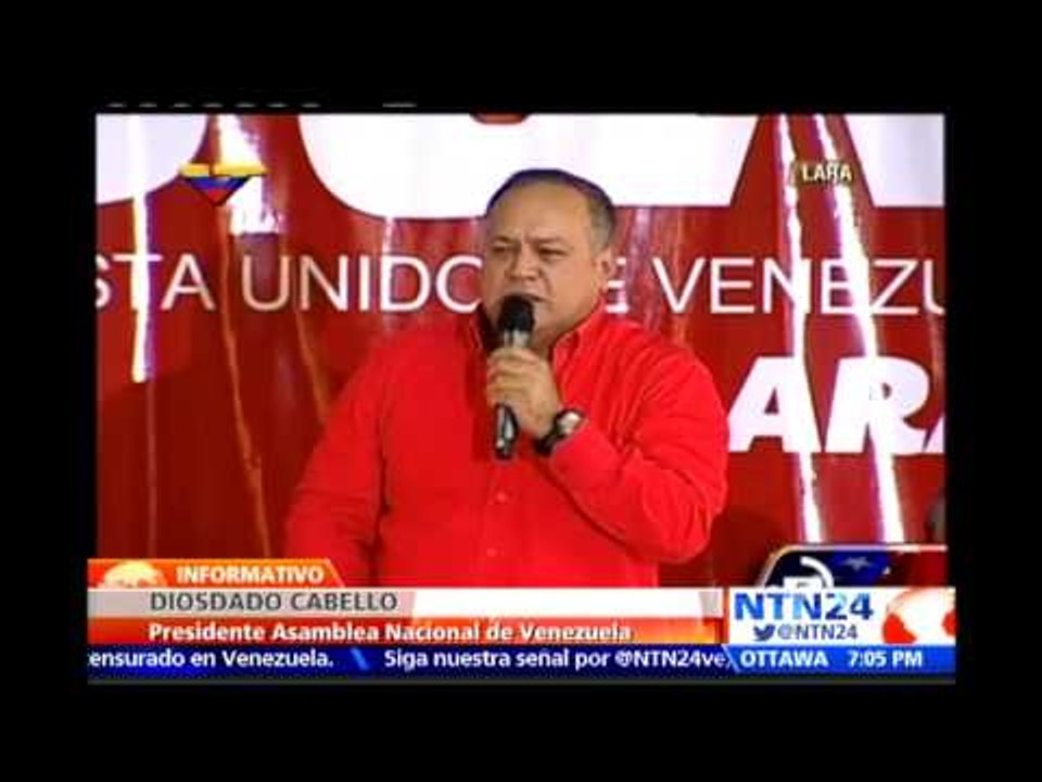 "Nosotros somos una amenaza para Estados Unidos": Diosdado Cabello tras sanciones de EE.UU. a Vzla