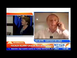 Fiscalía chilena allana la casa de hijo de la presidenta Bachelet