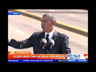 "El cambio depende de nuestras acciones y de las cosas que enseñamos a nuestros hijos": Obama