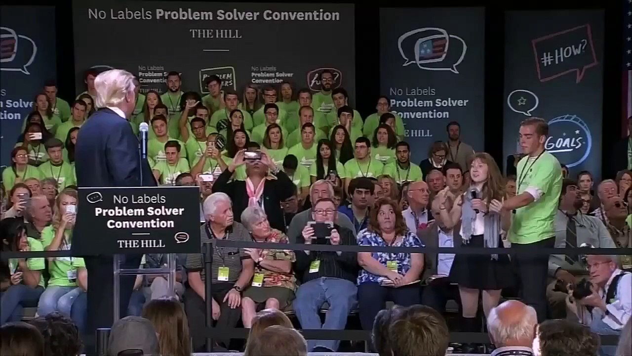 Donald Trump declares his love and respect for women