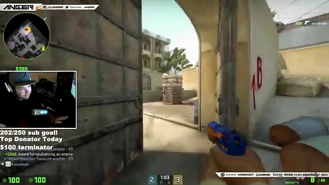 CS:GO Frag Clip: Todd Anger Williams with Nutty 1 Taps on de_dust2 Pistol Round