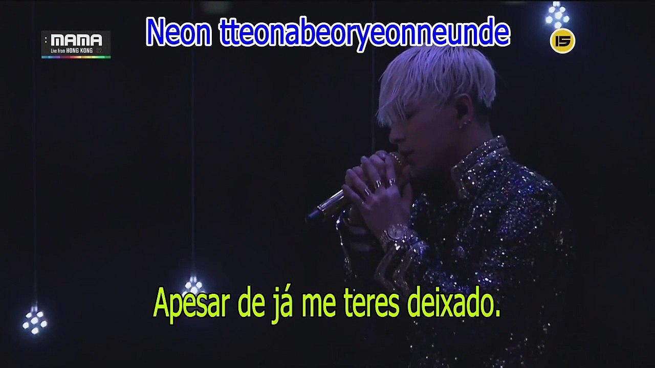 TAEYANG - Eyes, Nose, Lips Live in MAMA legendado/lyrics