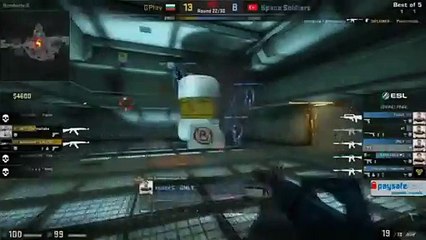 Craziest de_nuke Lower Bombsite Toxic Defense Ever? Space Soldiers vs GPlay.bg @ ESL SEEC