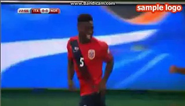 STUNNING GOAL!!! Tettey Italy 0-1 Norway Euro Cup Qualification, Group H 13 October 2015