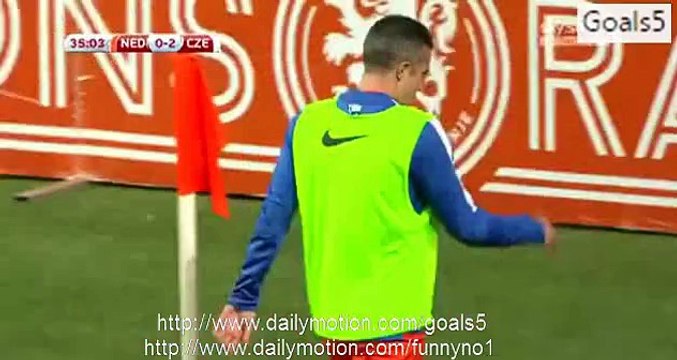 Josef Sural Goal Netherlands 0 - 2 Czech Republic Euro Qualifications 13-10-2015
