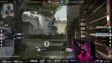Flipsid3 Tactics Bondik 1 vs. 2 Mousesports, Clutches 16-14 Victory at ESL One Cologne