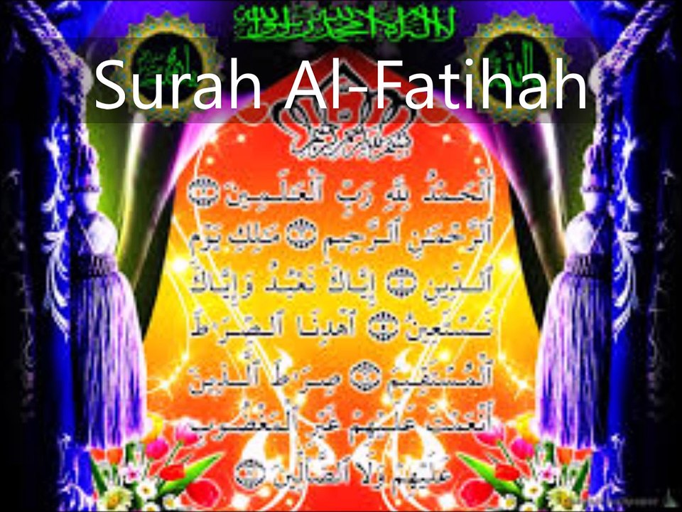 001 Surah Al-Fatihah - The Noble Qur'an - القرآن الكريمSurah Al-Fatihah - The Noble Qur'an - القرآن الكريم