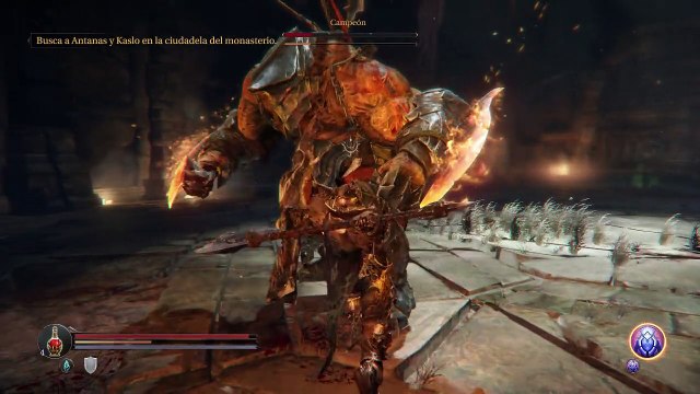 Lords of the fallen,gameplay español parte 8,Campeon derrotado y abriendome paso hasta la ciudadela