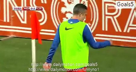 1st Half Goals Netherlands 0-2 Czech Republic - EURO 2016 - 13.10.2015 HD