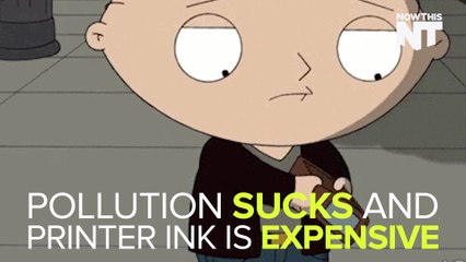 Scientist Creates Device That Turns Pollution Into Ink