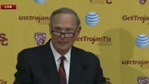 Pat Haden Discusses Sarkisian Firing