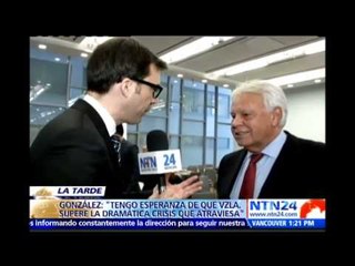 "Tengo la esperanza que se encuentre una vía para solucionar crisis de Vzla": Expresidente español