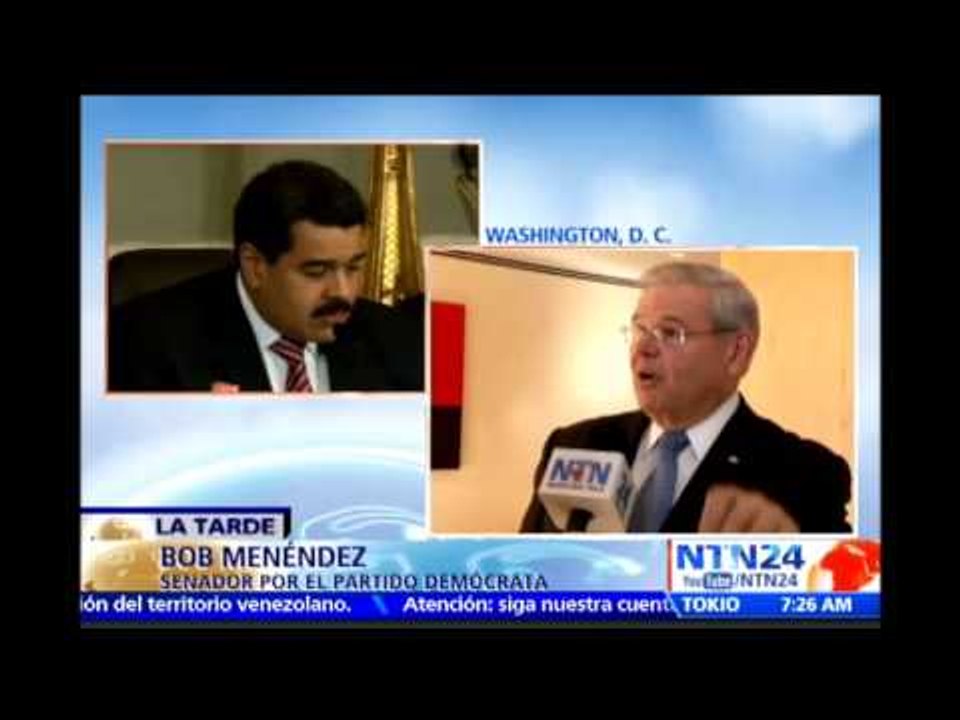 "Seguiremos adelante abogando por los DD.HH. en Vzla": Bob Menéndez