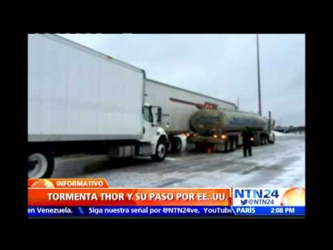 Ola de frío provocada por la tormenta 'Thor' causa estragos a su paso por Estados Unidos