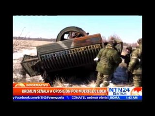 Kremlin dice que crimen del opositor habría sido cometido “para desestabilizar situación política”