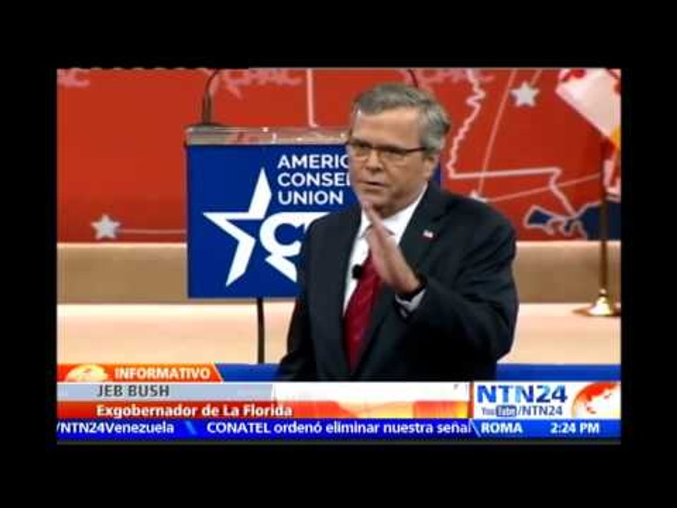 “No existe un plan para deportar inmigrantes”: político republicano Jeb Bush