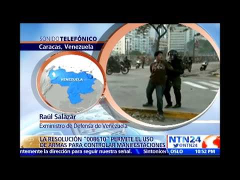 Exministro de Defensa venezolano habla sobre la polémica resolución '008610'