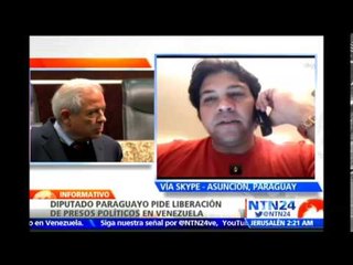 Download Video: Es posible que un grupo de diputados vaya a Vzla a constatar situación de DD.HH.: Diputado paraguayo