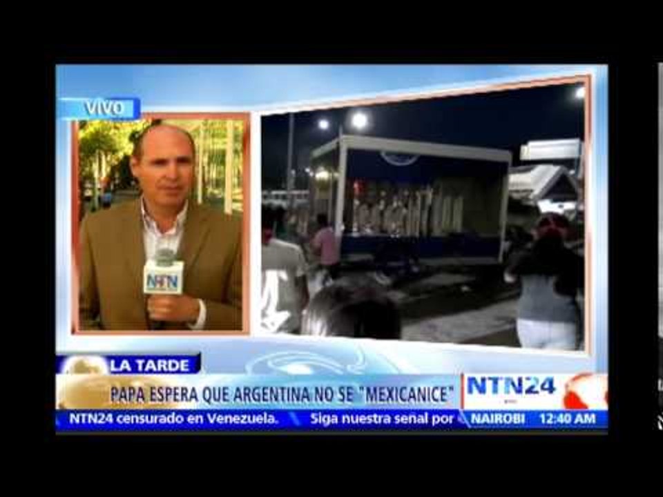 Polémica: Papa Francisco espera que el tráfico de drogas no “mejicanice” a Argentina