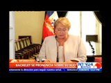 Michelle Bachelet asegura que se enteró por la prensa de millonario negocio que involucra a su hijo