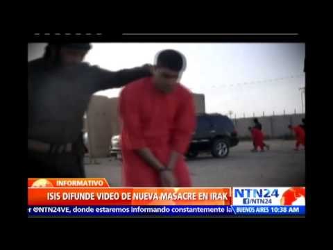 Al menos 21 rehenes del Estado Islámico son enjaulados y entrevistados antes de ser quemados vivos