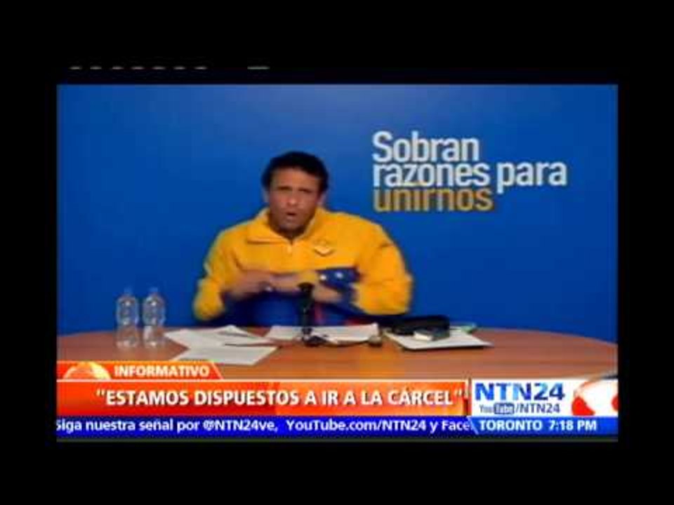 Capriles advierte: “Gobierno derrotado quiere embochinchar el país para evitar las elecciones”