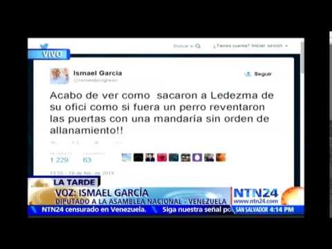 A Ledezma “se lo llevaron secuestrado porque no había orden de allanamiento : Diputado Ismael García