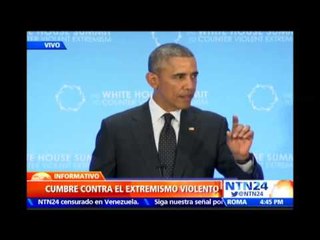 "La noción de que Occidente está en guerra con el islam, es una mentira": Barack Obama