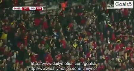 Eden Hazard Goal Belgium 3 - 0 Israel Euro Qualifications 13-10-2015