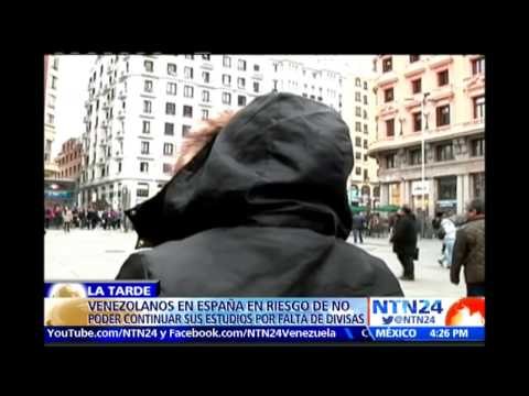 Estudiantes venezolanos en España afectados por bloqueo a sus giros