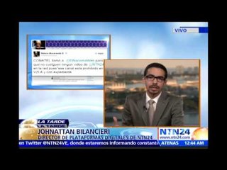 Dir. de plataformas digitales de NTN24 sobre prohibición de Conatel en Venezuela