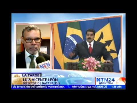 Luis Vicente León, director de Datanálisis habla sobre la caída en la popularidad de Nicolás Maduro