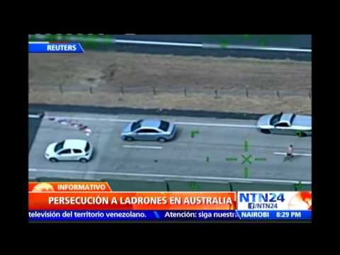 Captan en video impactante persecución policial en autopista de Australia