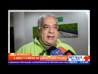Condenan a más de 6 años de cárcel a Benny Palmeri, implicado en caso de narcotráfico