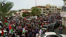 Rassemblement d'Arabes israéliens en solidarité avec les Palestiniens