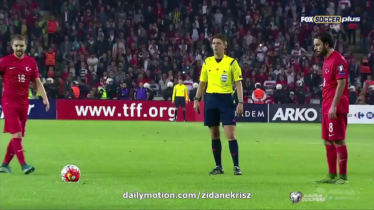 Selcuk Inan Amazing Last Minute Free-Kick Goal | Turkey 1-0 Iceland 13.10.2015 HD